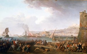 Intocht van het Franse leger onder bevel van generaal Championet in Napels, 21/01/1799