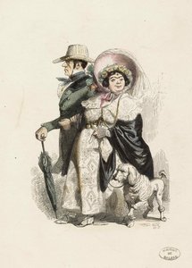 Een rentenier en zijn vrouw, 1840