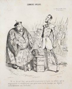 Engelse handel door Jean Jacques Grandville