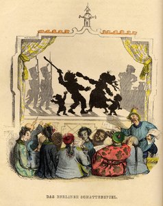Het Berlijnse Schaduwspel door Jean Jacques Grandville