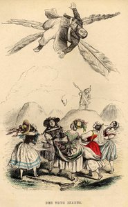 De nieuwe Icarus door Jean Jacques Grandville