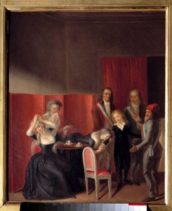 Lodewijk XVII werd op 3 juli 1793 gescheiden van zijn moeder Marie Antoinette in de Temple-gevangenis door Jean Jacques Hauer