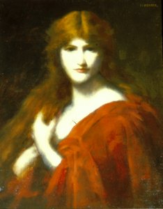 De roodharige door Jean Jacques Henner