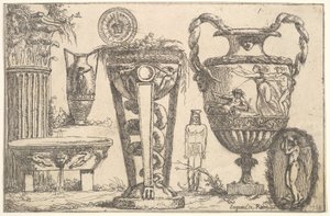 Fragmenten van de oudheid, 1765 door Jean Jacques Lagrenee