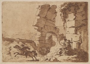 Le Colisée, in een album met Recueil de Compositions par Lagren..., 1782-1821