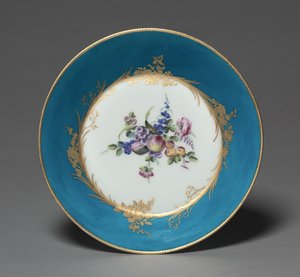 Schotel, vervaardigd door Vincennes Fabriek, Frankrijk, 1753 door Jean Jacques Siou