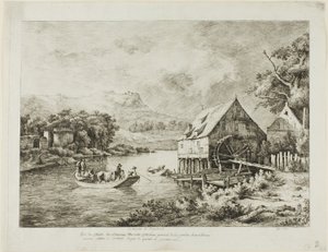 Oversteek bij de Watermolen door Jean Jacques de Boissieu