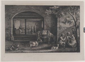 Interieur van een Boerderij in Saint-Jean-de-Touslas, 1793
