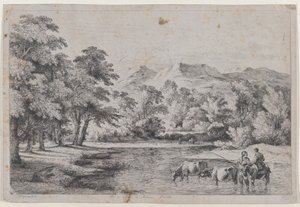 Landschap naar Fouquières, 1772