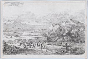 Landschap naar Van der Cabel, ca. 1773