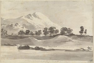 Berg Cairo vanaf de Overkant van de Melfa Rivier