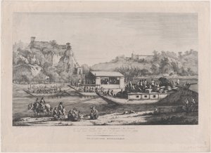 Paus Pius VII op de Saône, 1805