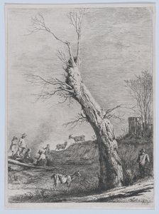 Winter, naar een tekening voltooid in Saint-Chamond, 1795 door Jean Jacques de Boissieu