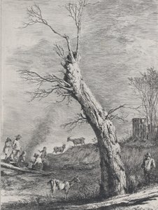 Winter, naar een tekening voltooid in Saint-Chamond door Jean Jacques de Boissieu