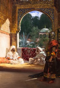 In het paleis van de sultan (detail), ongedateerd. (Olieverf op doek)