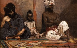 Zittende Arabieren