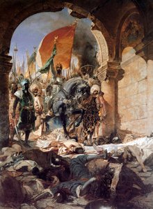 De intocht van Mehmet II in Constantinopel, 1876