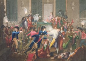 De arrestatie van Robespierre, 