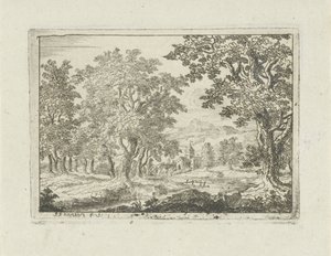 Boomrijk rivierlandschap