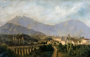 Uitzicht op Italië, 1811 door Jean Joseph Xavier Bidauld
