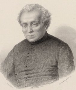 Portret van de componist Louis Lambillotte 1797-1855 door Jean Julien Jacott