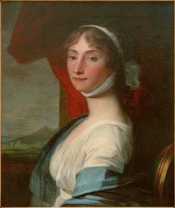 Friederike Leisching, geschilderd door J.L. Mosnier door Jean Laurent Mosnier