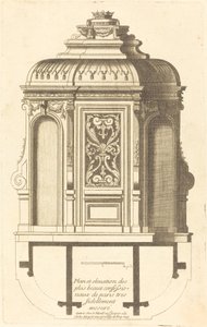 Plan en Elevatie van de Mooiste Biechtstoelen van Parijs, zeer getrouw gemeten
