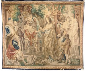Brusselse wandtapijt uit een set van zes, ca. 1650