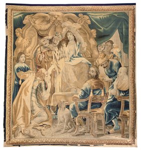 Brusselse wandtapijt uit een set van zes, ca. 1650