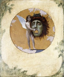 Een Putto met een Masker