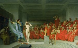 Phryne voor de Areopagus door Jean Leon Gerome