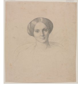 Portret Hoofd van een Vrouw