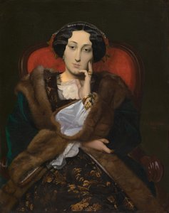 Portret van een vrouw door Jean Leon Gerome