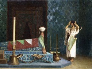 Gebed in de kamer van de sultan