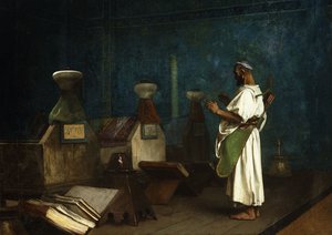 Gebed bij het graf van de sultan door Jean Leon Gerome