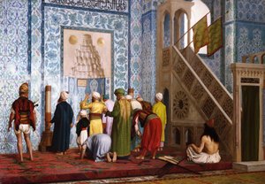 De Blauwe Moskee, 1878 door Jean Leon Gerome