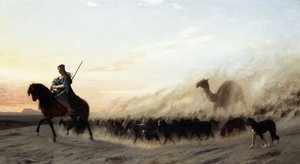 De Syrische herder, 1865 door Jean Leon Gerome