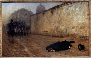 De executie van maarschalk Michel Ney om negen uur 