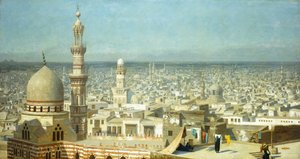 Uitzicht op Caïro door Jean Leon Gerome