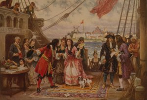 Kapitein Kidd in de haven van New York