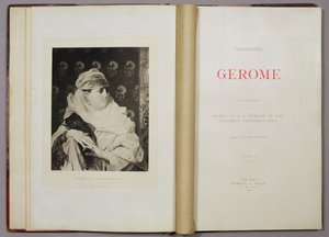 Vrouw van Constantinopel, uit Een Verzameling Werken van Jean-Leon Gerome in 100 Fotogravures, 1881