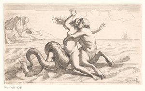 Triton ontvoert een vrouw
