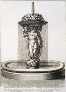Ontwerp voor een fontein, 1673 door Jean Lepautre