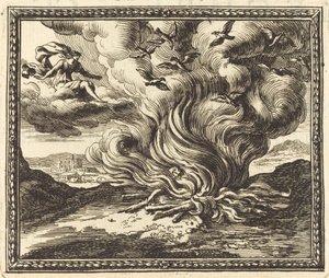 Brandstapel van Memnon door Jean Lepautre
