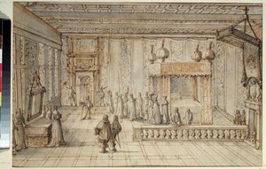 De kamer van koning Lodewijk XIV in Versailles
