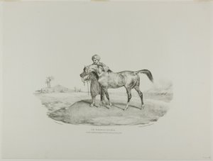 Een Arabisch paard, plaat 8 uit Diverse onderwerpen Getekend uit het leven en op steen (De Engelse Suite)