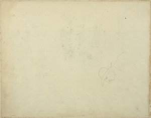 Karikatuur van een man met een breedgerande hoed door Jean Louis André Théodore Géricault