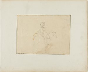 Bereden Chasseur door Jean Louis André Théodore Géricault