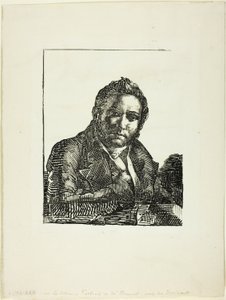Portret van Auguste Brunet door Jean Louis André Théodore Géricault