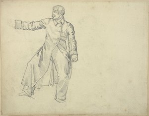 Studie van een artillerist door Jean Louis André Théodore Géricault